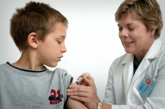 kind gevaccineerd